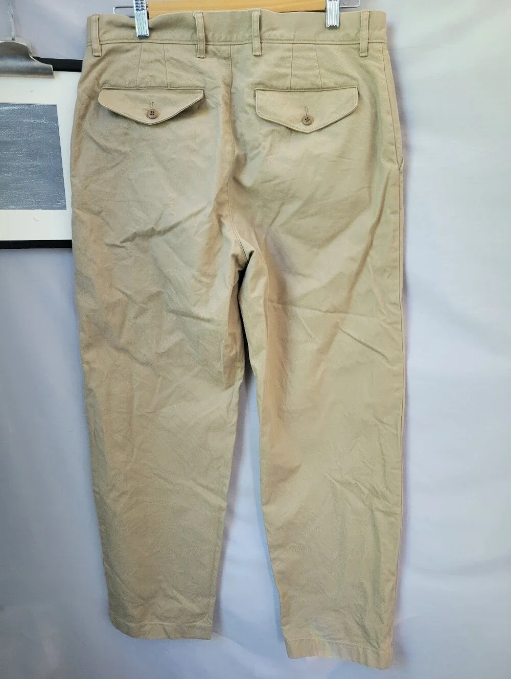 J. Crew Classic Flat Front Chino Trouser Pant Khaki 31 x 28